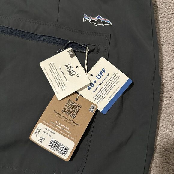Patagonia Womens Tech Joggers Pants XL Fishing Hiking Camping Smolder Blue Gray - Picture 2 of 7